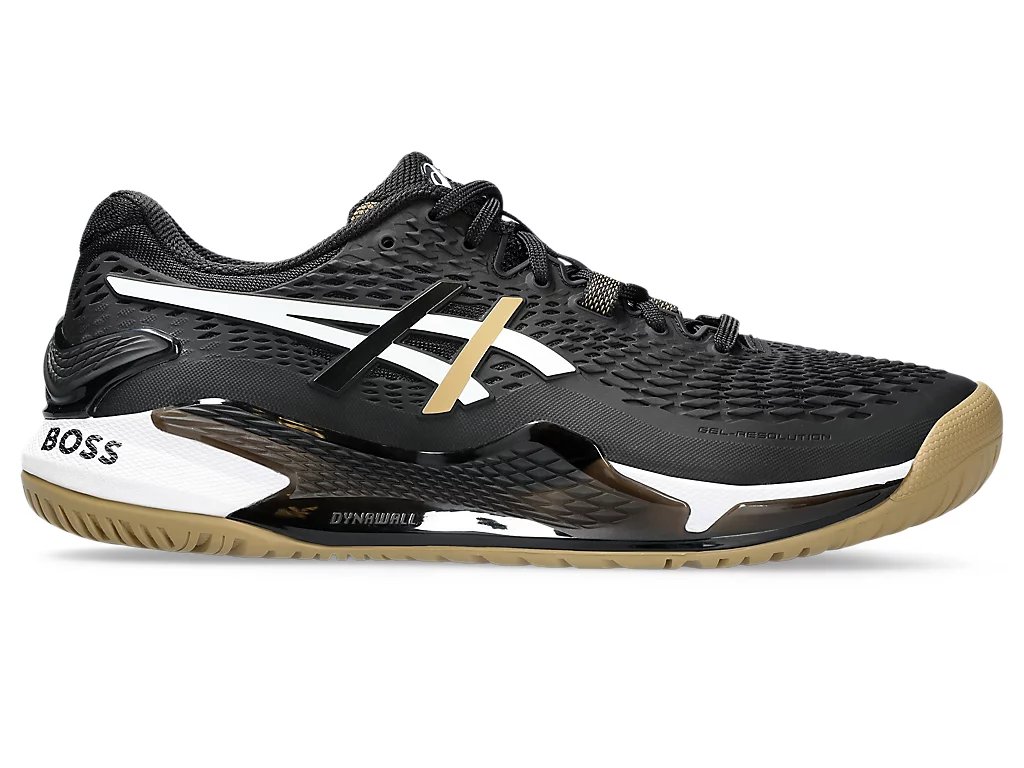 GEL-RESOLUTION 9 BLACK/CAMEL