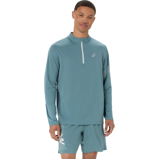 Мъжка блуза за бягане ASICS ICON 1/2 ZIP