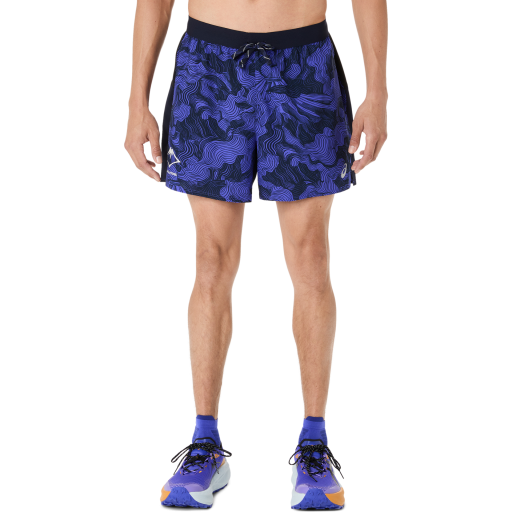 Мъжки шорти за бягане ASICS FUJITRAIL ALL OVER PRINT 5IN