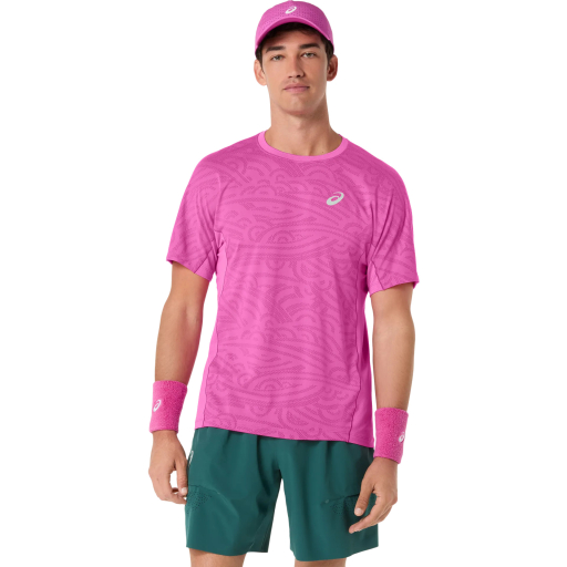 Мъжка тениска за тенис ASICS MATCH JACQUARD