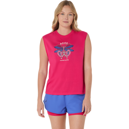 Дамска тениска без ръкави ASICS GAME SEASONAL GRAPHIC