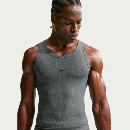 Мъжки потник за спорт NIKE Ribbed