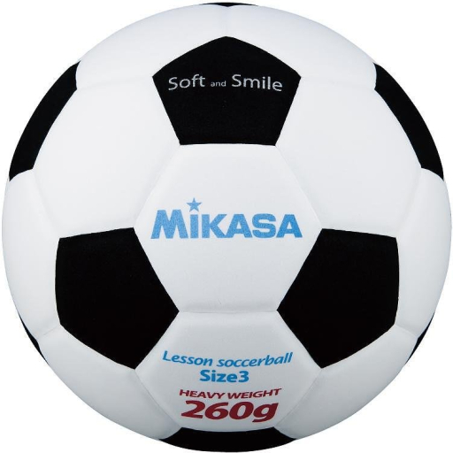 Детска топка за футбол Mikasa SF326-WBK